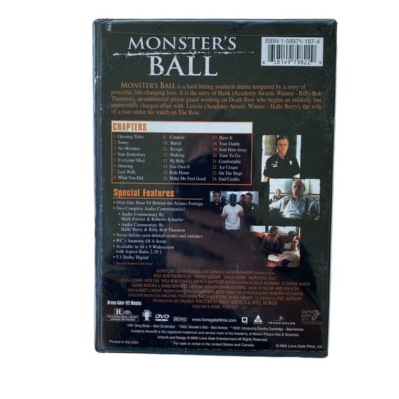 DVD‎ NEW Comedy Drama Lot of 6 Monster's Ball Brown Sugar Halle Berry Sealed NWT - Picture 4 of 14